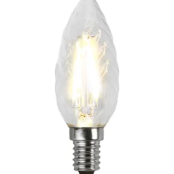 LED-kierrekynttilälamppu Star Trading Illumination LED 351-02 Ø 35x98mm E14 kirkas 2W 2700K 250lm