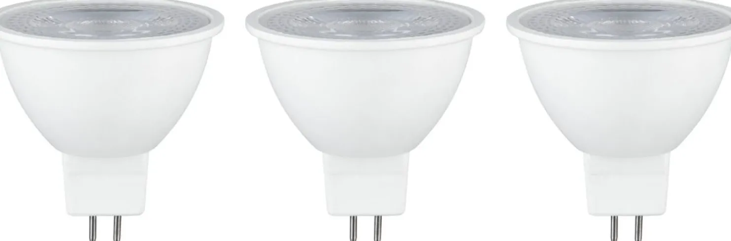 LED-kohdevalo Paulmann, 12V, GU5.3, 450lm, 6W, 2700K, 3kpl, eri värejä