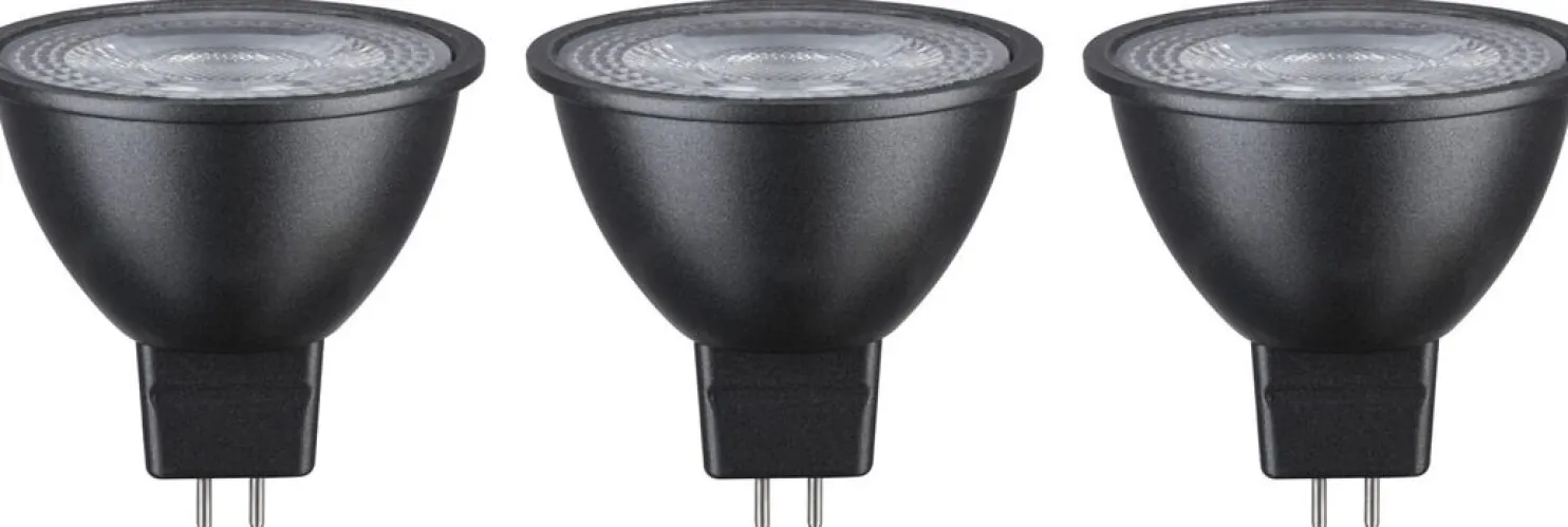 LED-kohdevalo Paulmann, 12V, GU5.3, 450lm, 6W, 2700K, 3kpl, eri värejä