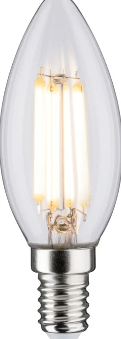 LED-kynttilälamppu Paulmann Candle, E14, 806lm, 5.9W, 2700K, filamentti, himmennettävä, kirkas