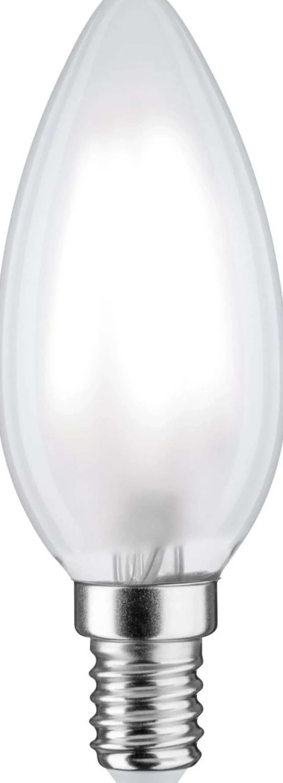 LED-kynttilälamppu Paulmann Candle, E14, 470lm, 5W, 6500K, filamentti, himmennettävä, matta