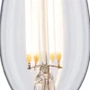 LED-kynttilälamppu Paulmann Candle, E14, 470lm, 4.5W, 2700K, filamentti, kirkas