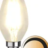 LED-kynttilälamppu Star Trading 351-03-1 Ø35x98mm E14 kirkas 4.2W 2700K 470lm