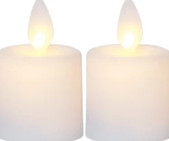 LED-kynttilä Star Trading M-Twinkle, 6cm, 2kpl, valkoinen