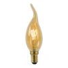 LED-lamppu Lucide filamentti E14 Ø3,5cm himmennettävä 3W 2200K amber