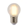 LED-lamppu Lucide filamentti E27 Ø4,5cm himmennettävä 4W 2700K maitolasi