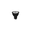 LED-lamppu Lucide GU10 Ø5cm himmennettävä 5W 3000K musta