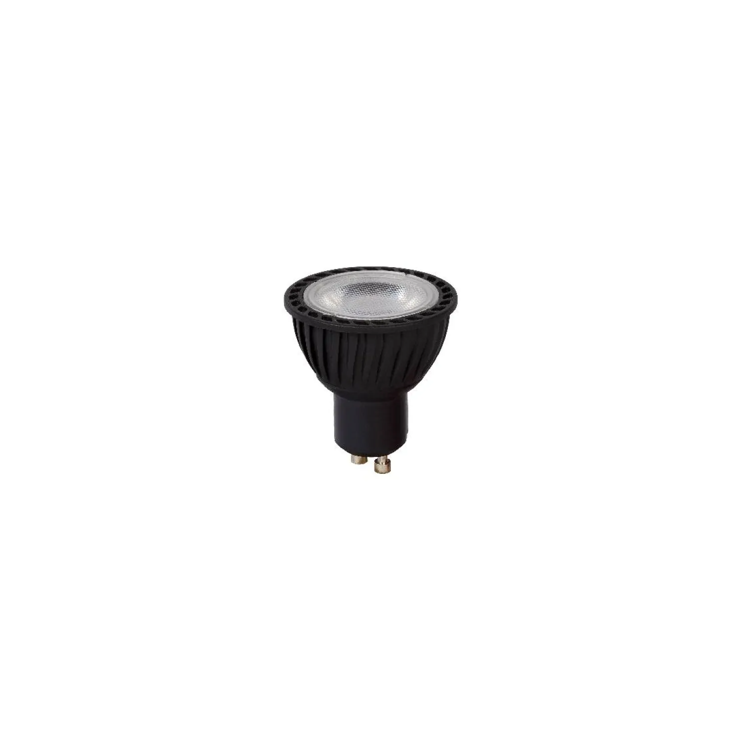 LED-lamppu Lucide GU10 Ø5cm himmennettävä 5W 3000K musta