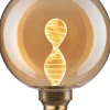 LED-lamppu Paulmann Inner Glow Edition Globe Helix, E27, 180lm, 3.5W, 1800K, kulta