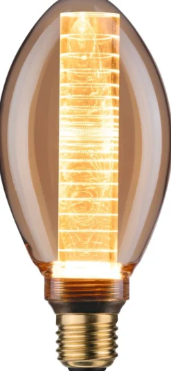 LED-lamppu Paulmann Inner Glow Edition Pear Ring, E27, 230lm, 4W, 1800K, kulta