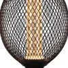 LED-lamppu Paulmann Metallic Glow Globe, E27, Spiral, 200lm, 4.2W, 1800K, musta