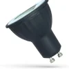 LED-lamppu Spectrum GU10 6W 230V linssillä musta runko, eri värilämpötiloja