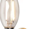 LED-lamppu Star Trading Clear White Filament 352-79, Ø35x97, E14, C35, 2.5W, 2700K, 250lm