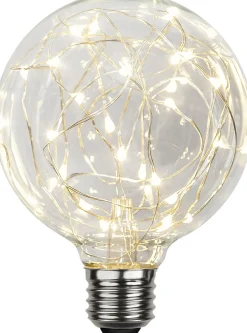 LED-lamppu Star Trading Decoled, E27, G95, 2900K, 45lm