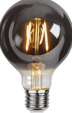 LED-lamppu Star Trading Decoration LED 355-81 Ø80x135 mm E27 savunharmaa 1.8 W 2100 K 80 lm