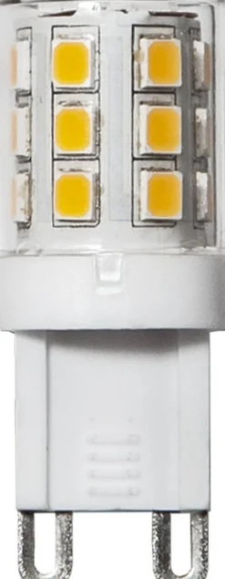 LED-lamppu Star Trading Halo-LED 344-04-1 Ø16x42mm G9 2.5W 2700K 290lm