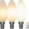 LED-lamppu Star Trading Illumination LED 3-step click 375-83, Ø35x98mm, E14, 4W, 2700K, 38/190/380lm