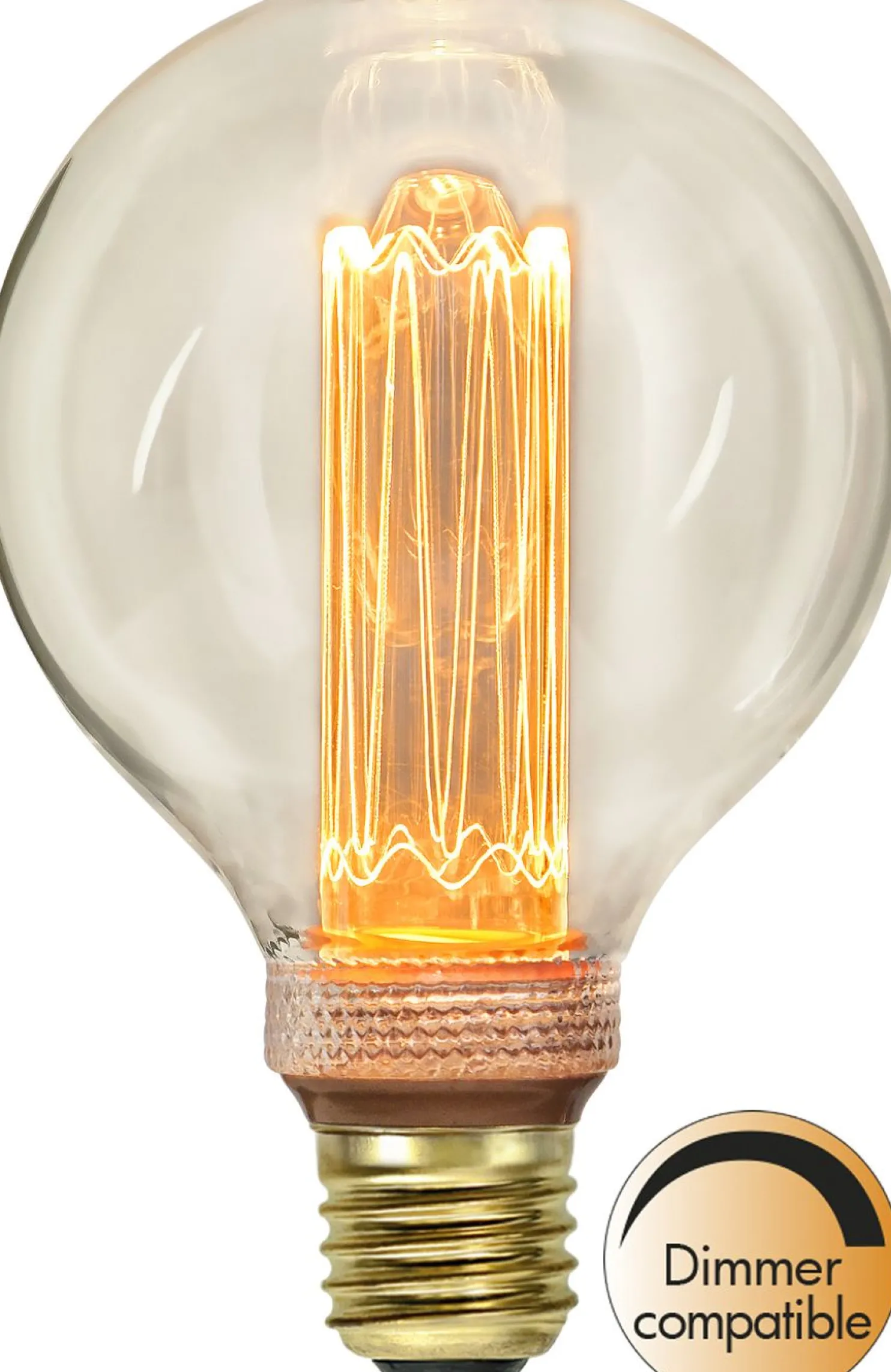 LED-lamppu Star Trading New Generation Classic 349-51-1 Ø95x145mm E27 kirkas 2.5W 1800K 90lm