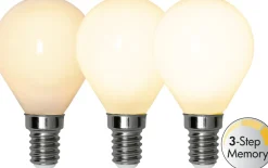 LED-lamppu Star Trading Opaque Filament RA90 3-step 375-81-1, Ø45x78mm, E14, P45, 4W, 2700K