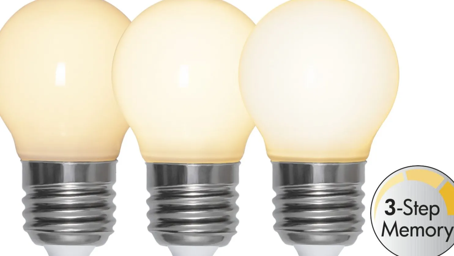 LED-lamppu Star Trading Opaque Filament RA90 3-step 375-82-1, Ø45x78mm, E27, G45, 4W, 2700K