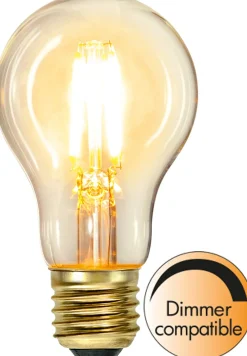 LED-lamppu Star Trading Soft Glow 353-22-1 Ø60x107mm E27 kirkas 4W 2100K 400lm