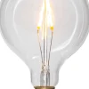 LED-lamppu Star Trading Soft Glow 355-60-1, Ø80x124mm, E14, G80, 1.5W, 2100K, 100lm