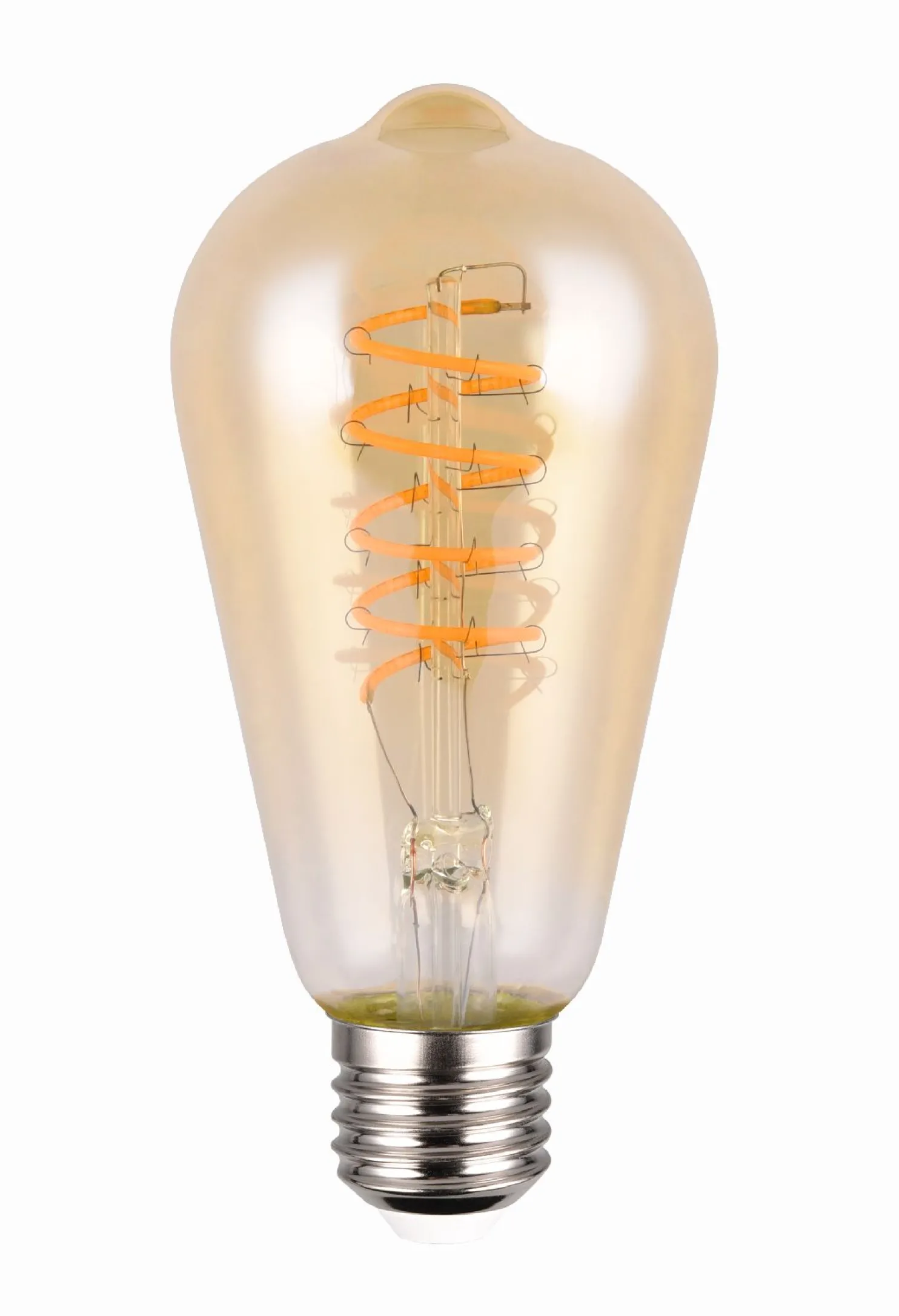 LED-lamppu Trio E27, filament industrial 4W, 200lm 1800K, ruskea, switch dimmer