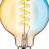 LED-älylamppu Paulmann Smart Home Zigbee 3.0 Globe, G95, E27, 600lm, 7.5W, filamentti, säädettävä värilämpötila, himmennettävä, kulta