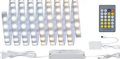 LED-Nauhasetti muuntaja + kaukosäädin Paulmann Max Basic Set 3m säädettävä valosävy muovi