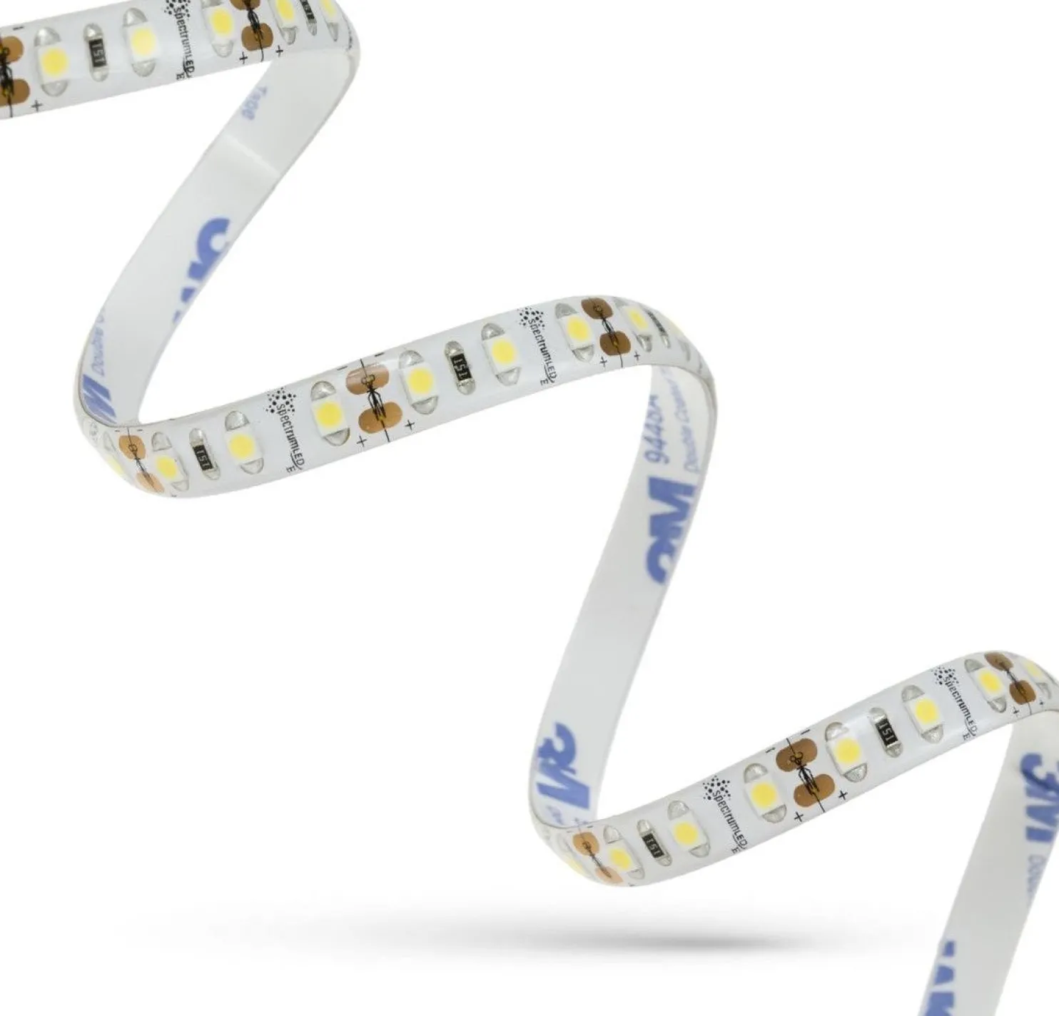 LED-nauha Spectrum 40W 3528 120LED 3000K IP44 silikonilla, 5m