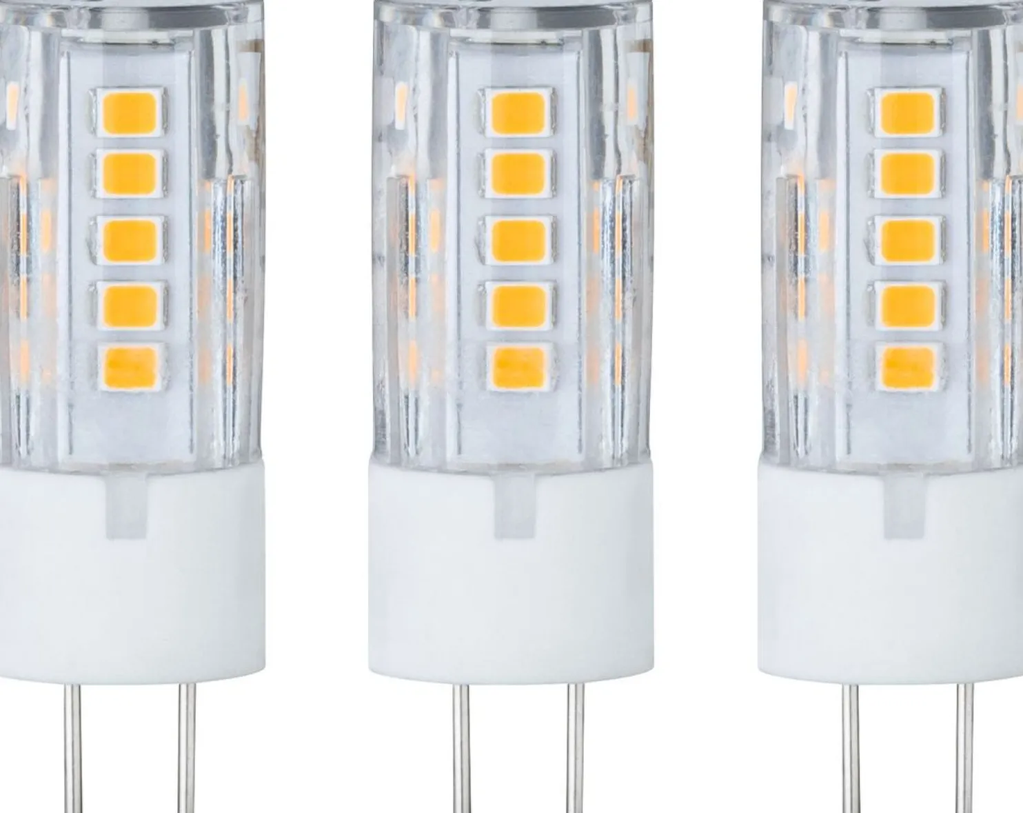 LED-pistokantalamppu Paulmann Pin Base, 12V, GY6.35, 300lm, 3.5W, 2700K, kirkas, 3kpl