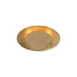 LED-plafondi Lucide Foskal Ø21,5cm 6W messinki