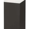 LED-pollarivalaisin Hudson 85x85x300 mm matala antrasiitti