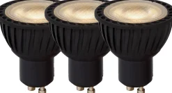 LED-polttimo Lucide MR16, Ø5cm, IP20, 5W, 3 kpl