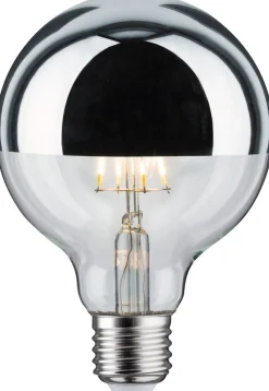 LED-pääpeililamppu Paulmann Modern Classic Edition Globe, E27, G95, 600lm, 6.5W, 2700K, himmennettävä, hopea