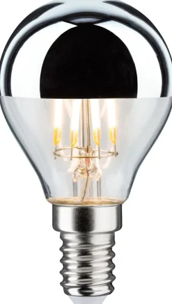 LED-pääpeililamppu Paulmann Modern Classic Edition Drop, E14, 440lm, 4.8W, 2700K, himmennettävä, hopea