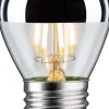 LED-pääpeililamppu Paulmann Modern Classic Edition Drop, E27, 360lm, 4.8W, 2700K, himmennettävä, hopea