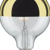 LED-pääpeililamppu Paulmann Modern Classic Edition Globe, E27, G125, 600lm, 6.5W, 2700K, himmennettävä, kulta