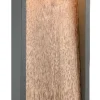 LED-pylväsvalaisin Trio Salmon, 100cm, puu/antrasiitti