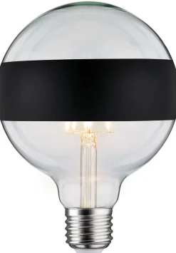 LED-rengaspeililamppu Paulmann Modern Classic Edition Globe, E27, 640lm, 6.5W, 2700K, himmennettävä, mattamusta
