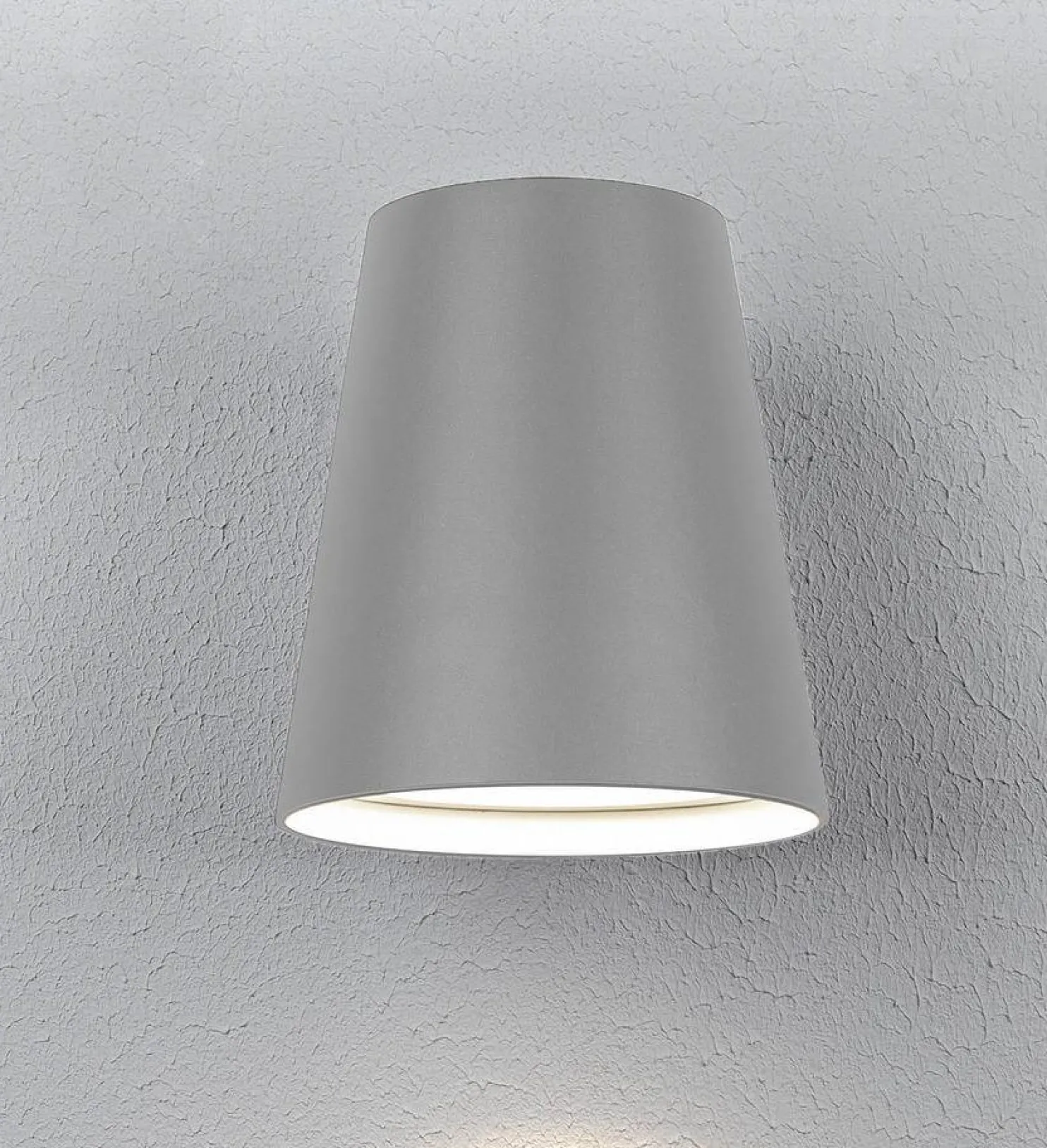 LED-seinävalaisin Hide-a-lite Cone XL 3000K harmaa