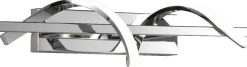 LED-seinävalaisin Trio Isabel, kromi, 4000K
