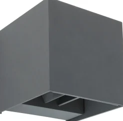 LED-ulkoseinävalaisin Globo Veronika, 10x10x10cm, 3000K, eri värejä