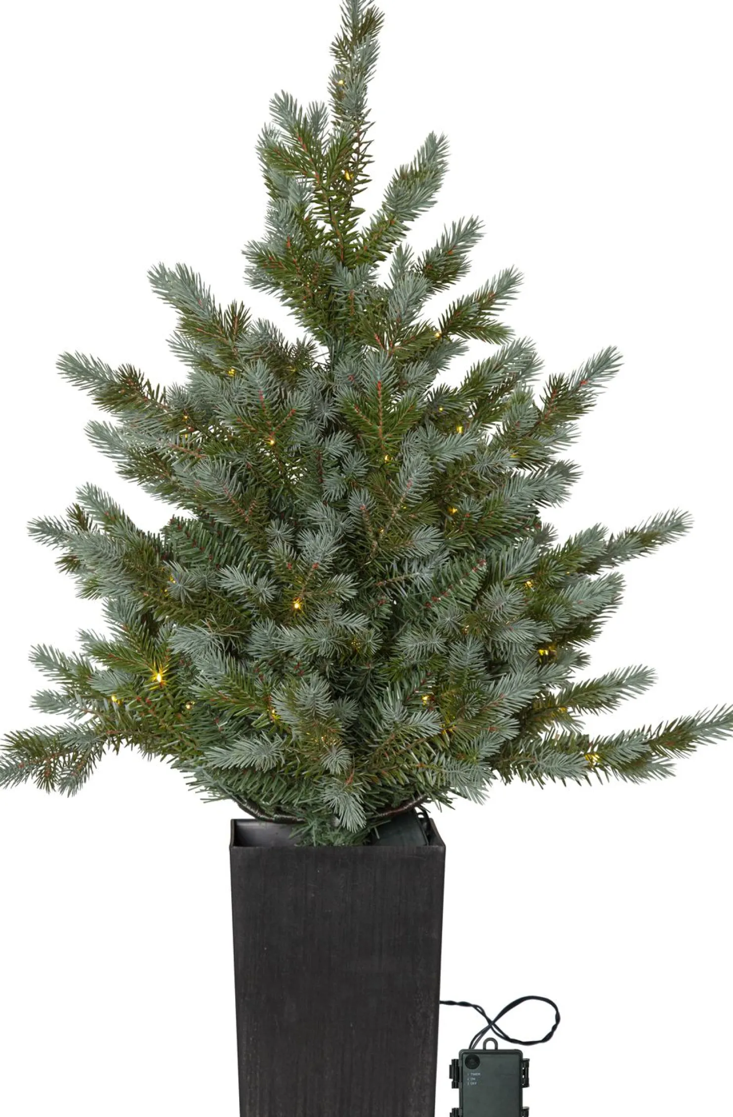 LED-valaistu joulukuusi Star Trading Greyland, 95cm, vihreä