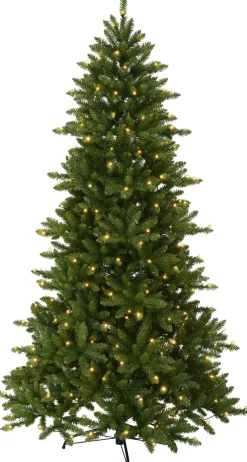 LED-valaistu joulukuusi Star Trading Minnesota, sisä- ja ulkokäyttöön, 210cm, vihreä