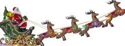 LED-valokoriste Star Trading Deerville, 48cm, moniväri