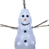 LED-valokoriste Star Trading Crystaline lumiukko 26cm