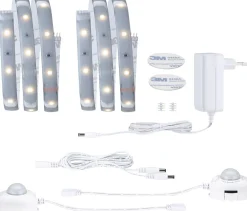 LED-valonauha Paulmann MaxLED 250 Night Comfort, 1m, IP44, 2x4W, 300lm/m, 60LEDs/m, 2700K, 24VA