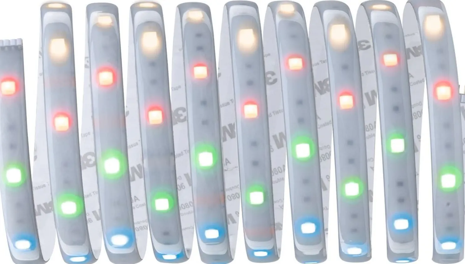 LED-valonauha Paulmann MaxLED 250, aloituspakkaus, IP44, 230lm/m RGBW+, 24VA, eri kokoja