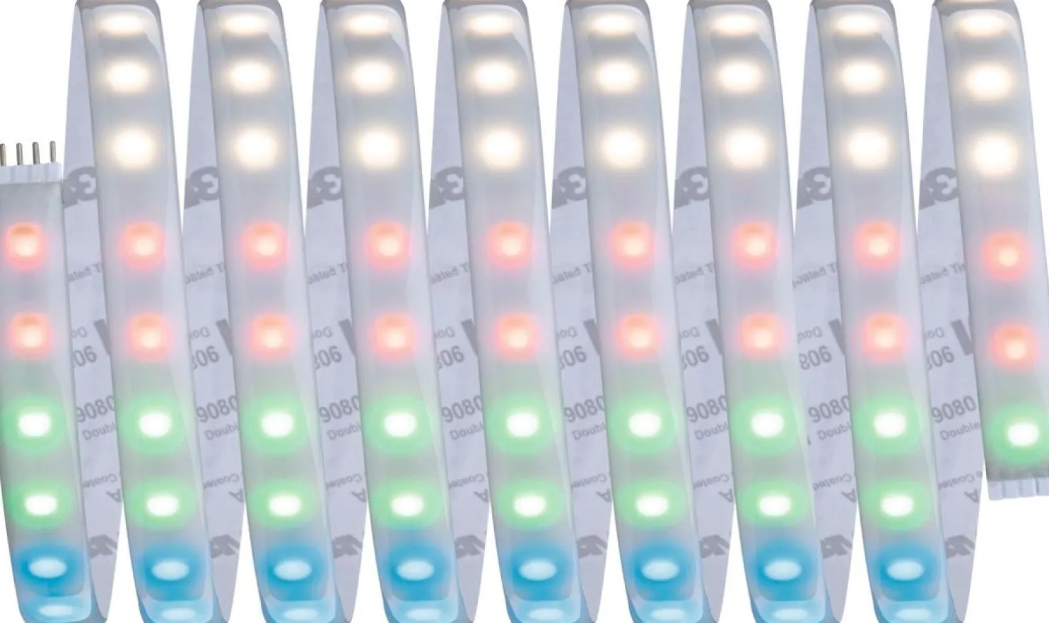 LED-valonauha Paulmann MaxLED 1000, aloituspakkaus, RGBW, 3m, IP44, 33W, 1000lm/m, 72LED/m, 75VA